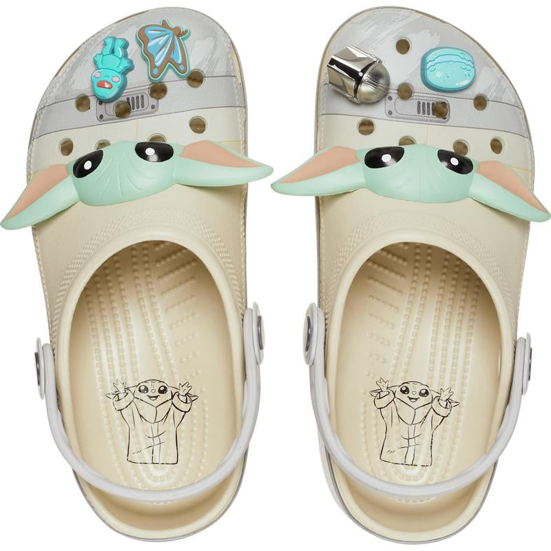 Crocs Adult Star Wars Baby Yoda Grogu Classic Clogs