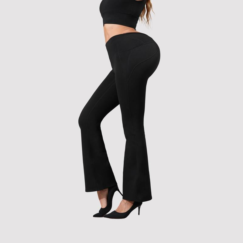 Ladies' Bootcut Sports Pants, Comfortable Fit, Tummy Control Waist, Fashionable & Functional Pockets, Casual Chic Womenswear